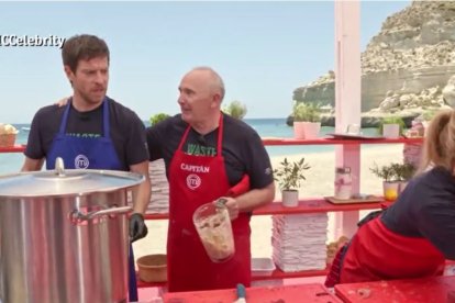 Manu Baqueiro, Xavier Deltell y Patricia Conde. 