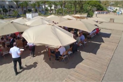 Un lugar privilegiado para degustar el menú elaborado por los comensales.