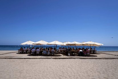 Un lugar privilegiado para degustar el menú elaborado por los comensales.