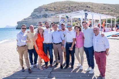 Fotos tomadas tras la grabación del programa.