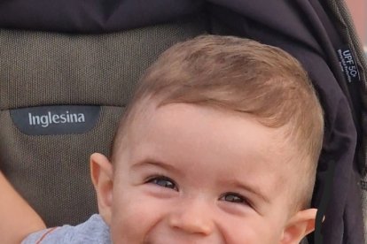 El pequeño Mario que es encantador acaba de cumplir un añito de vida.