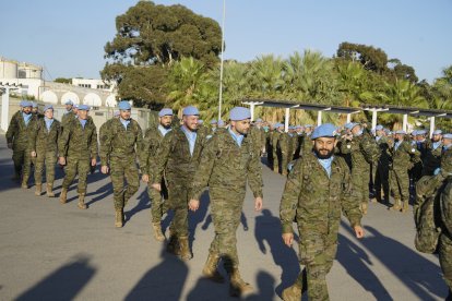 España contribuye aproximadamente con 600 militares.