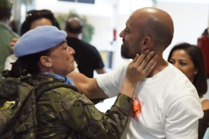 Momento de despedida.