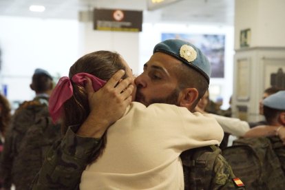 Despedida de familiares.