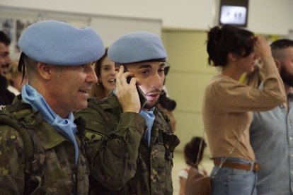 Militares que participan en la operación.