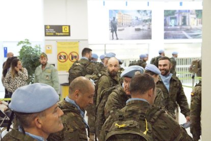Militares del contingente Brigada de Líbano XXXII (Brilib XXXVIII).