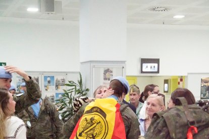 Una de las despedidas.