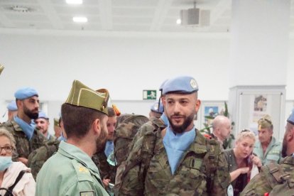 Momento de la despedida.