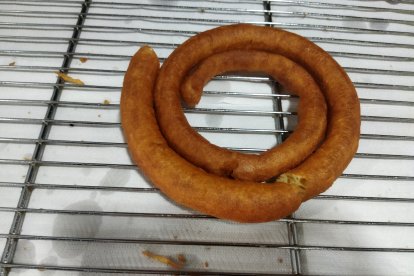 Los churros preparados.