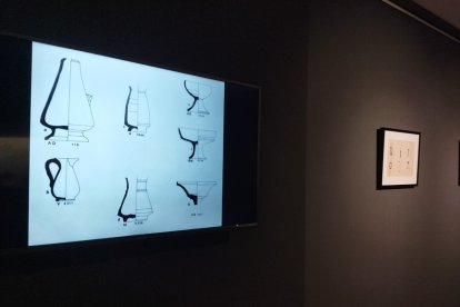 La zalá de exposición en el Museo arqueológico.