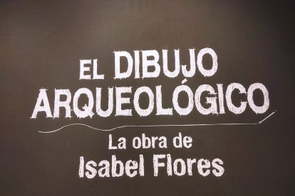 La cartel de exposición.