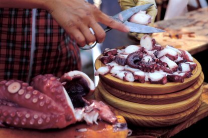 El pulpo a la gallega es imprescindible.