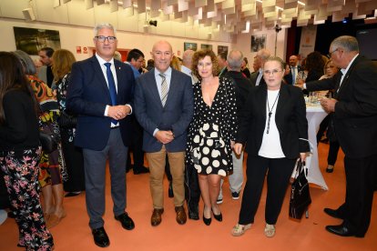 El alcalde de Huércal de Almería, Ismael Torres, con José Manuel Rodríguez, María José Daureo y Encarna Álvarez