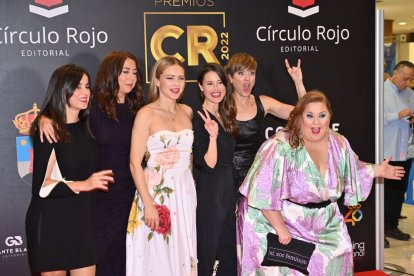 Momentos antes de comenzar la gala.