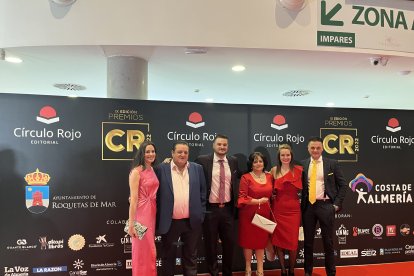 Fran López y acompañantes.