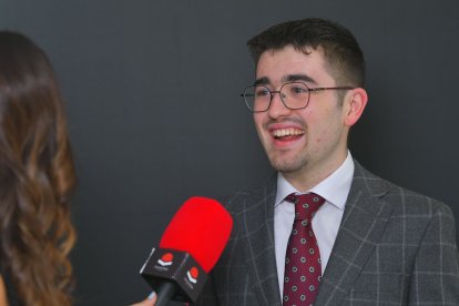 Eduardo Ara, durante la entrevista.