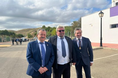 Juan Pedro García, alcalde de Pulpí, fue recibido por Ángel Escobar.