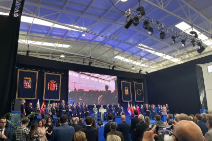 Ambiente en el Pabellón.