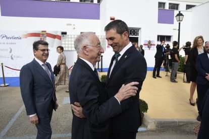 El alcalde de Los Gallardos y el alcalde de Roquetas.