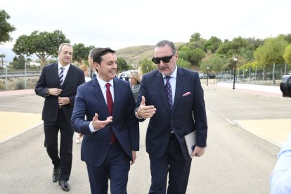 Javier A. García con Carlos Herrera.