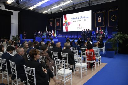 Interior del pabellón.