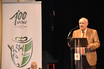 El presidente del fútbol almeriense, Martín Doblado.