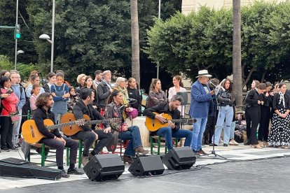 Flamenco desde el Mirador de la Rambla.