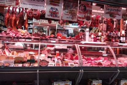Puesto de carne.