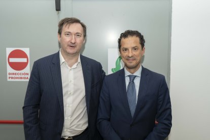 Joaquín Guirado e Iván Vals, de Caixabank.
