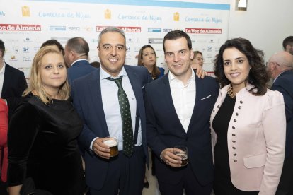 Mónica García y Juan Diego Salazar, de Áridos Casa, con Juan Alberto Nieto y María del Mar Torres Nieto, de Nieto Arquitectura.