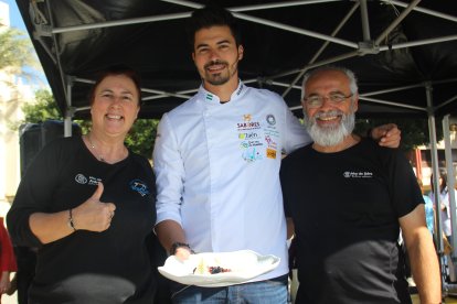 Rafa Rodríguez con compañeros de Mar de Adra