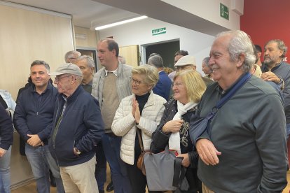 A la derecha, el histórico José Antonio Amate.