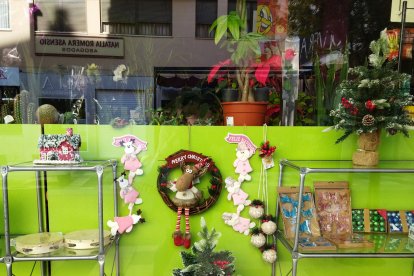 Un escaparate del centro.