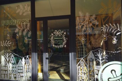 Una vitrina de la tienda.