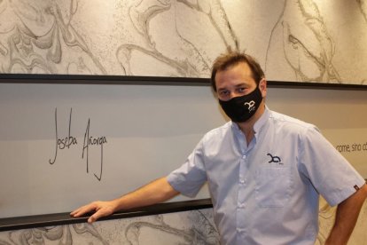 El cocinero donostiarra Joseba Añorga en su restaurante almeriense.