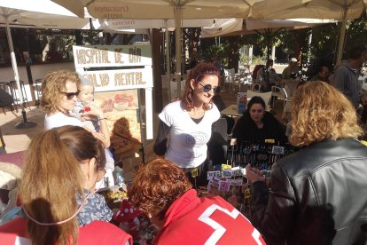 El hospital de día de Salud Mental ha sido uno de los puestos más concurridos esta jornada.