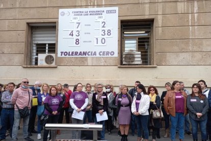 Acto organizado por UGT y CCOO.