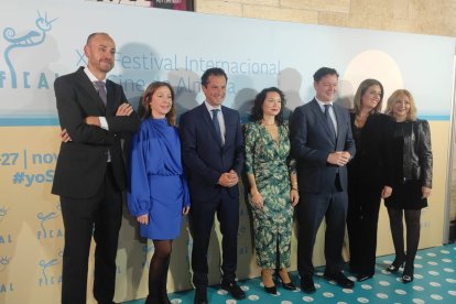 Representantes de La Caixa.