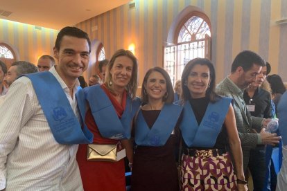 Víctor Gázquez, Fátima Pérez, Rocío Romero y Mercedes Vázquez.