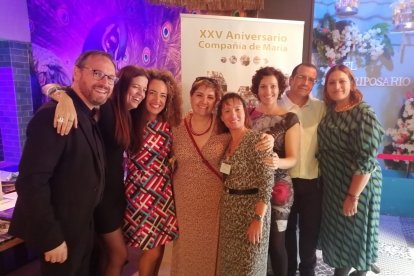 Ignacio López, Laura Andújar, María Eugenia González, Eva Fernández, Mónica Hernández, Silvia Ferrer, José María Calvo y Carmen Beltrán.