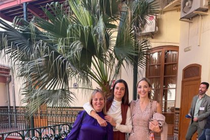 Carmen Delgado, María del Mar Fernández y Beatriz Domínguez.