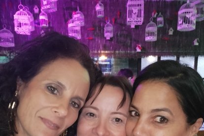 Irene Luque, Mónica Hernández y Sonia Gutiérrez.