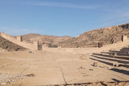 Vista general de La Hoya desde la zona central en la que se ubicará el futuro mirador
