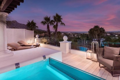 Al caer la tarde las vistas son impresionantes.