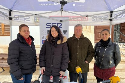 Ana Molina, Marina Ginés, Miguel Martínez-Carlón e Inmaculada López.