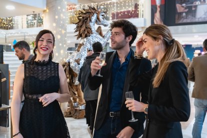 Carolina Abad, Sergio Guirado y Estela Rovira.