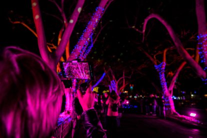 El innovador espectáculo en el Parque Nicolás Salmerón atraerá a mucho público estas fiestas.