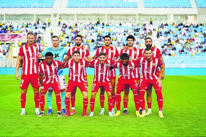 El once del Almería.