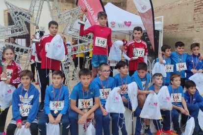 Las categorías infantiles fueron las primeras en salir.