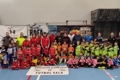 La gran familia del fútbol sala.
